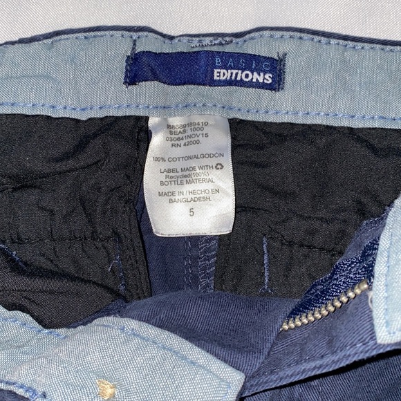 Basic Editions Navy Blue Pants - Picture 4 of 5